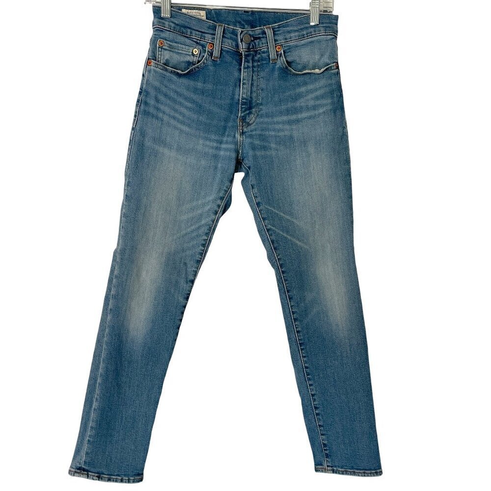 Levis 512 Premium Slim Taper Fit 28x30 Denim Jeans Distressed